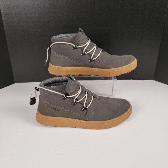 Forsake Sz 10 Women Gray Hiking Suede Ankle Boots Walking Comfort Shoes - Picture 1 of 16